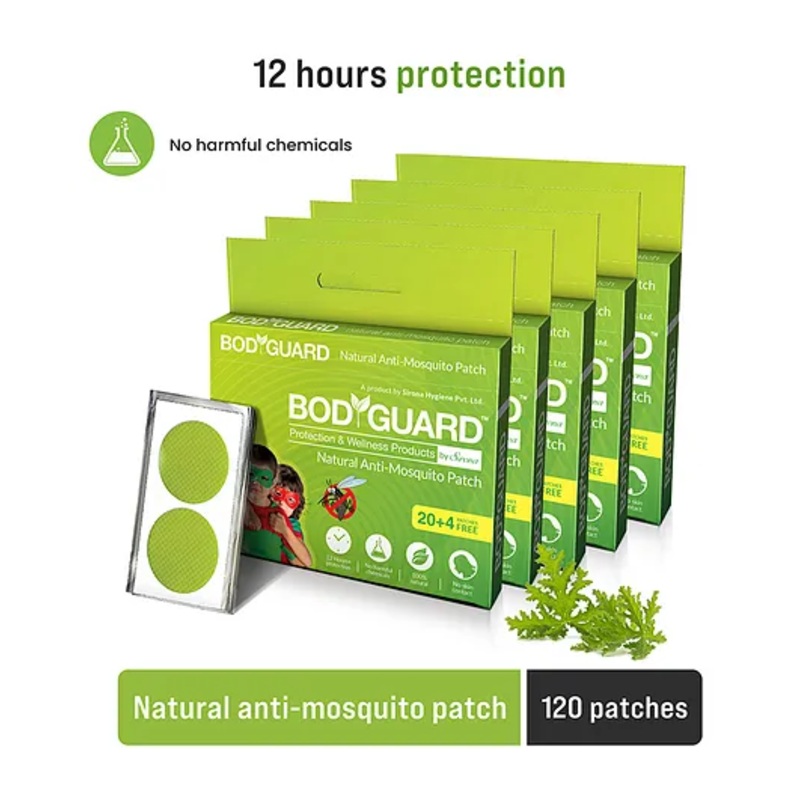 BodyGuard Natural Anti Mosquito Repellent Patches – 120 Patches