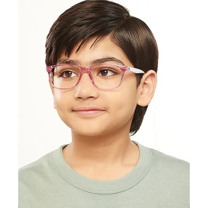 Hooper By Lenskart Hp D10014L C3 Full Rim Rectangle Blue Block Phone & Computer Glasses  –  Pink