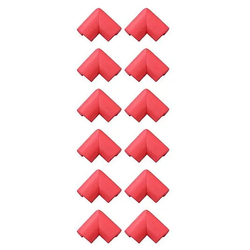Syga L Shape Corner Edge Guard Pack of 12 – Red