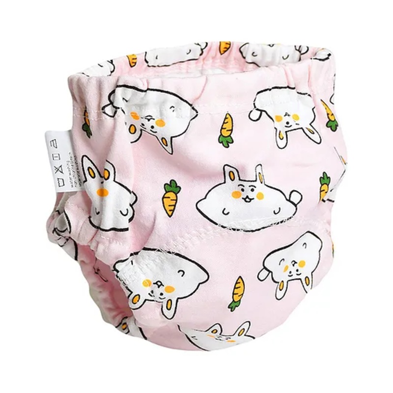 THE LITTLE LOOKERS Potty Training Pants for Babies I Reusable & Waterproof Pull up Underwear | Cloth Diaper for Babies-Pink (2 Year – 3 Years) (Pack of 1)