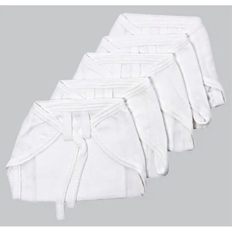 Tinycare Cloth Baby Nappy Small White – Set Of 5