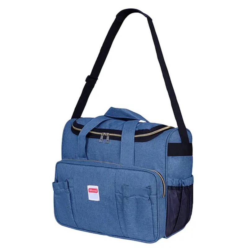 VParents  Stylish Maternity Multipurpose Mother Bag Cum Diaper Bag Backpack Sholder and Hand Bag 11 Pockets – Blue