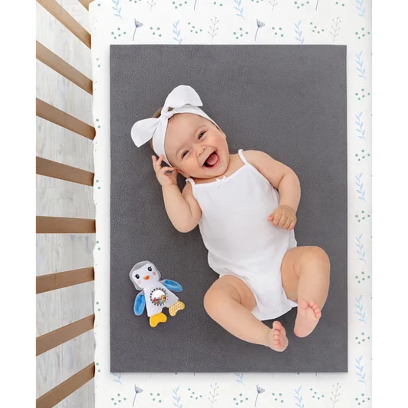 Zoe Dry Waterproof Bed Protector Sheet – Grey