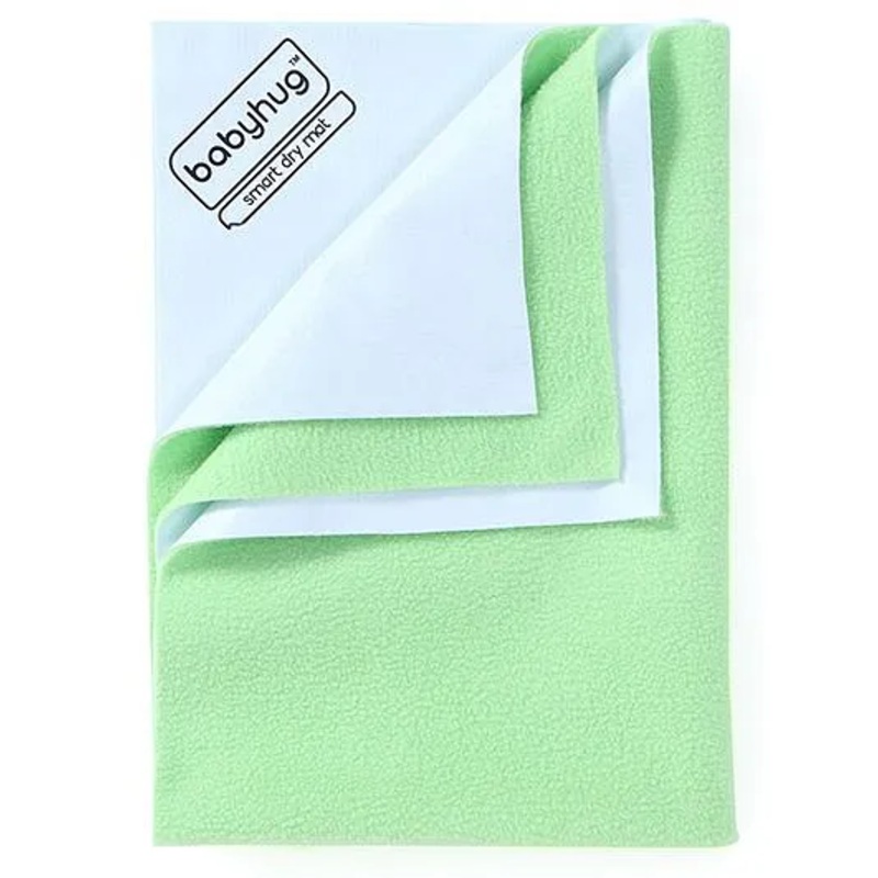 Babyhug Smart Dry Bed Protector Sheet Small – Pista Green