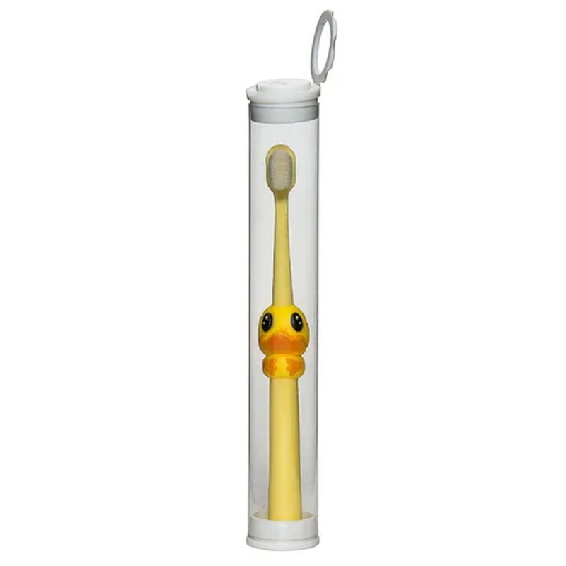 Chick Nano Bristles Toothbrush with Storage Case – Yellow