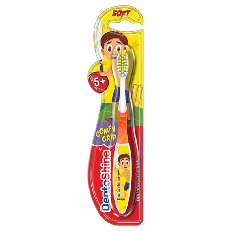 DentoShine Comfy Grip Toothbrush – Orange