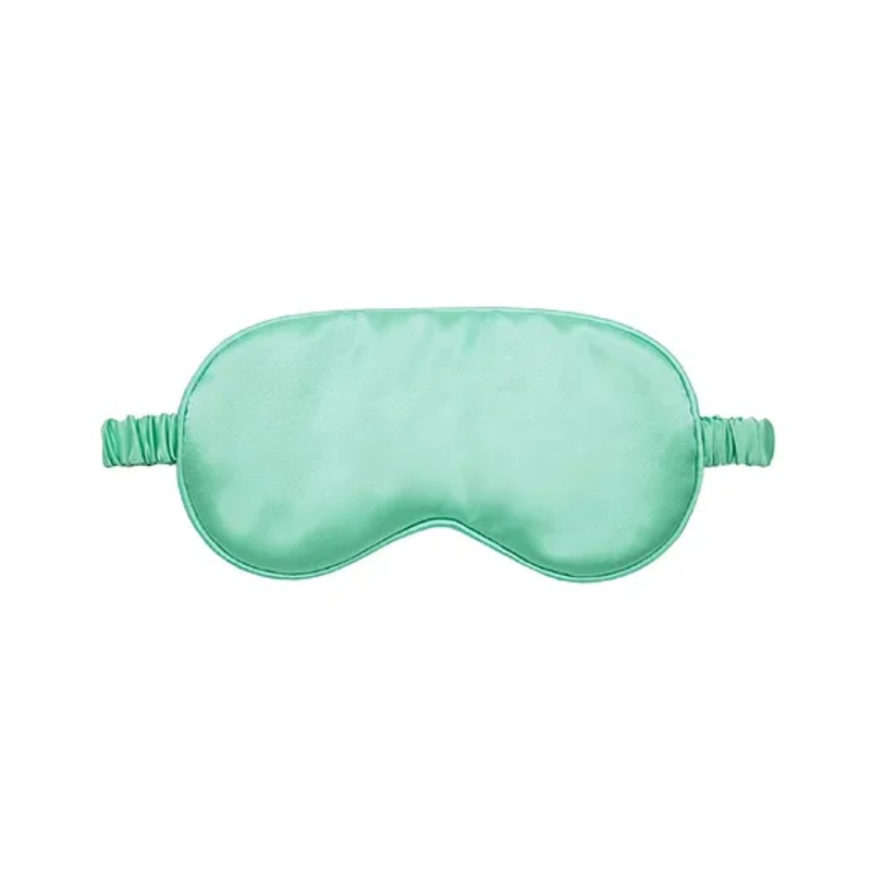 Jenna Silk Plain Sleeping Eye Mask – Green