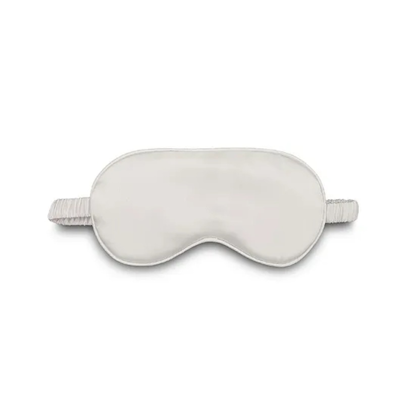 Jenna Silk Plain Sleeping Eye Mask – White