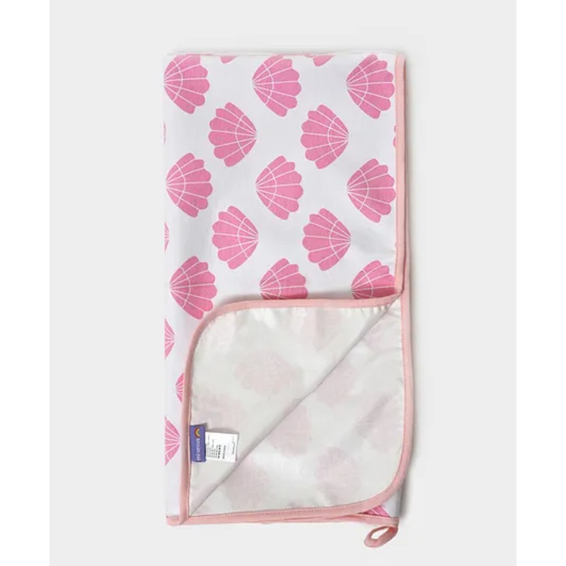 Mi Arcus Printed Water-Resistant Mattress Protector with TPU Lamination, 0-24 Months, Pink, 90×85 cm