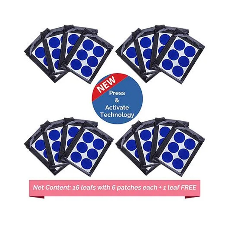 Safe-O-Kid Anti-Mosquito Patches For Kids Blue – 96 Patches