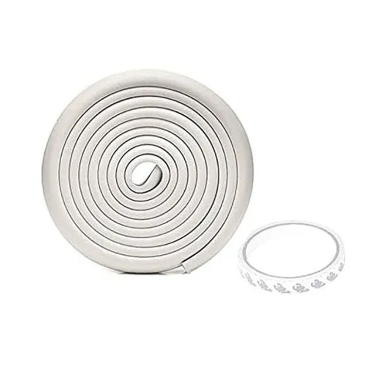 Safe-O-Kid Edge & Corner Protection Strip  5M Soft Foam, White