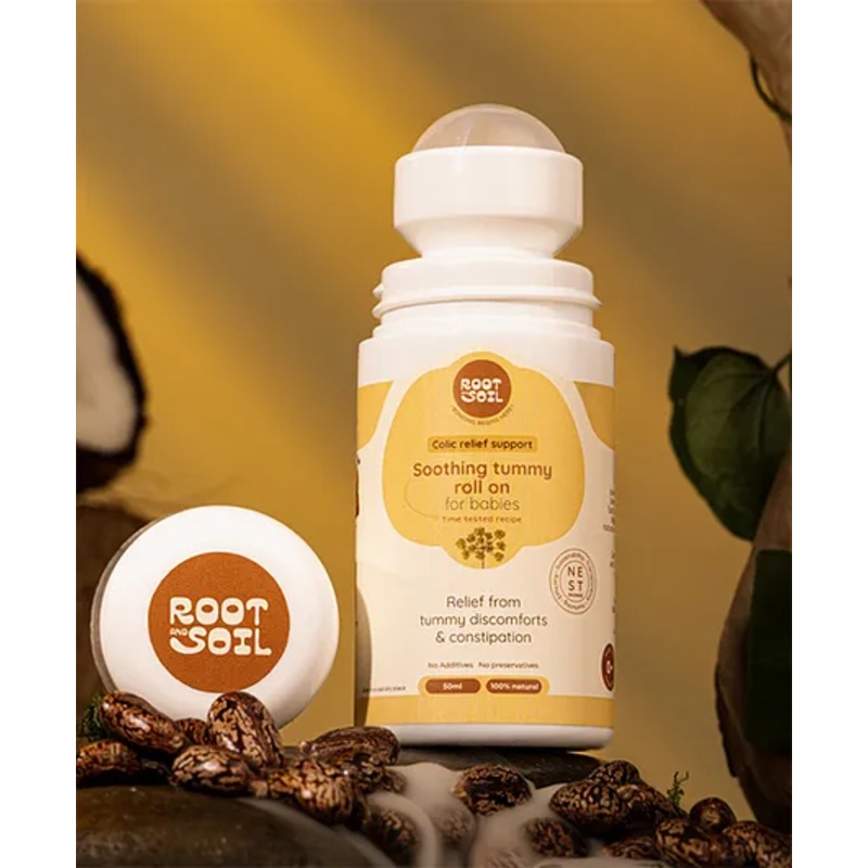 Soothing Tummy Roll-On For Babies | For Stomach discomforts & Gassiness | 0+ m | 50 ml