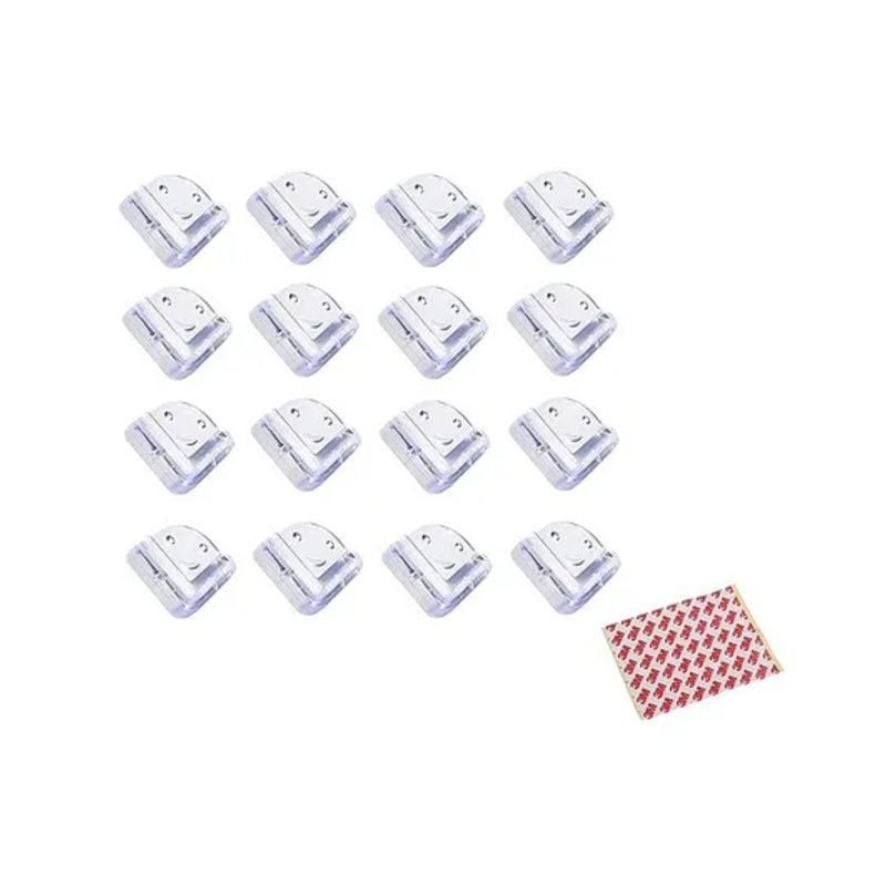 Syga Square Corner Guards Pack of 16 – Transparent