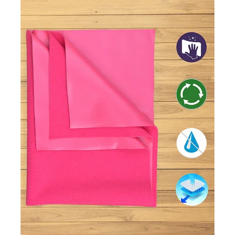 The Little Lookers Baby Dry Sheet Medium – Dark Pink