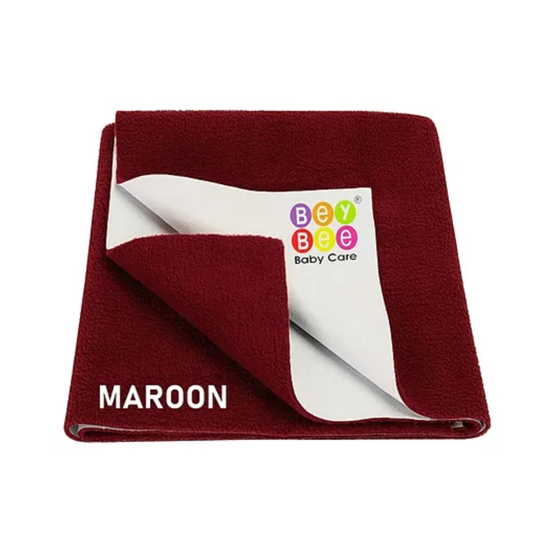 BeyBee Cotton Baby Bed Protecting Mat Extra Large – Maroon