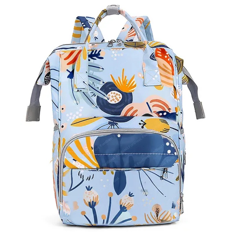 FunBlast Baby Diaper Bag for Mom for Travel  Pack of 1 Mother Bag Light Blue