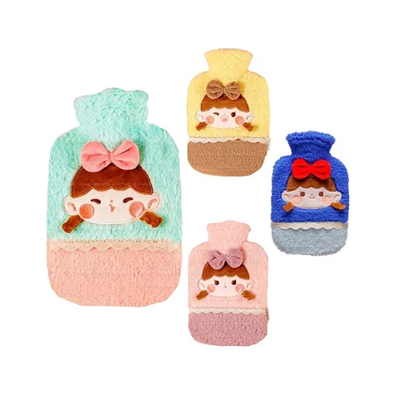 FunBlast Hot Water Bag with Soft Cover 1000 ml – Green