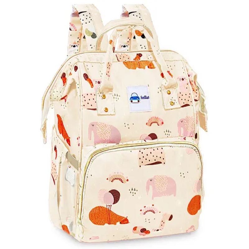 FunBlast Mother Bag with Multiple Pockets for Women  Beige