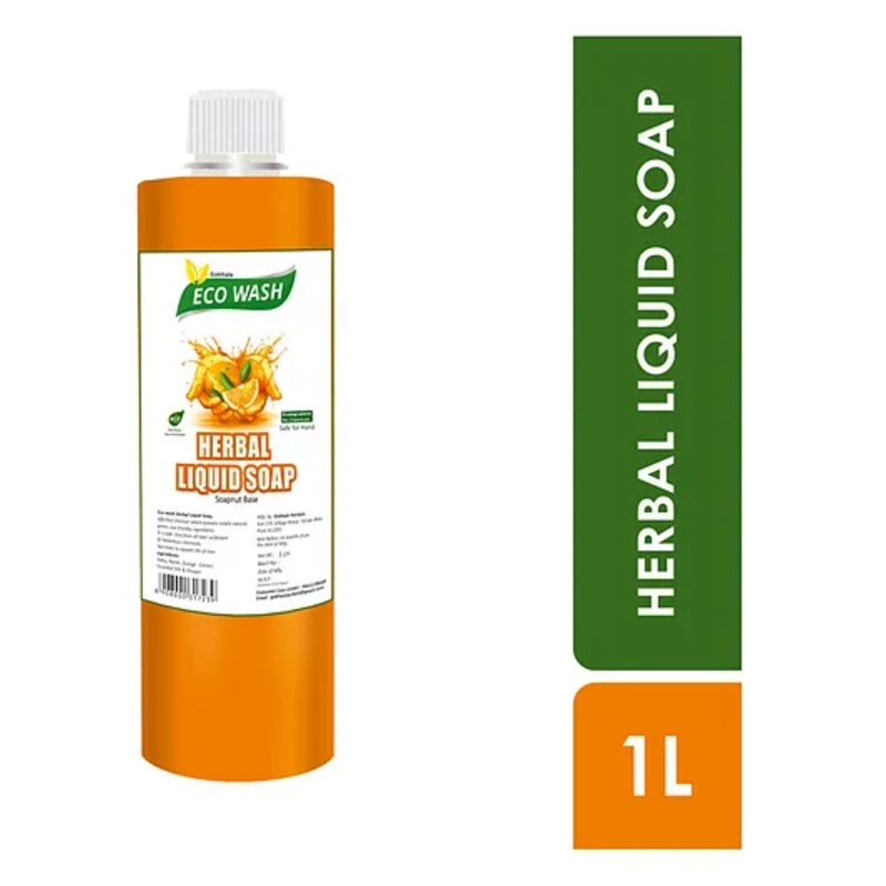 Gokhale Herbal Liquid Soap Orange – 1000 ml