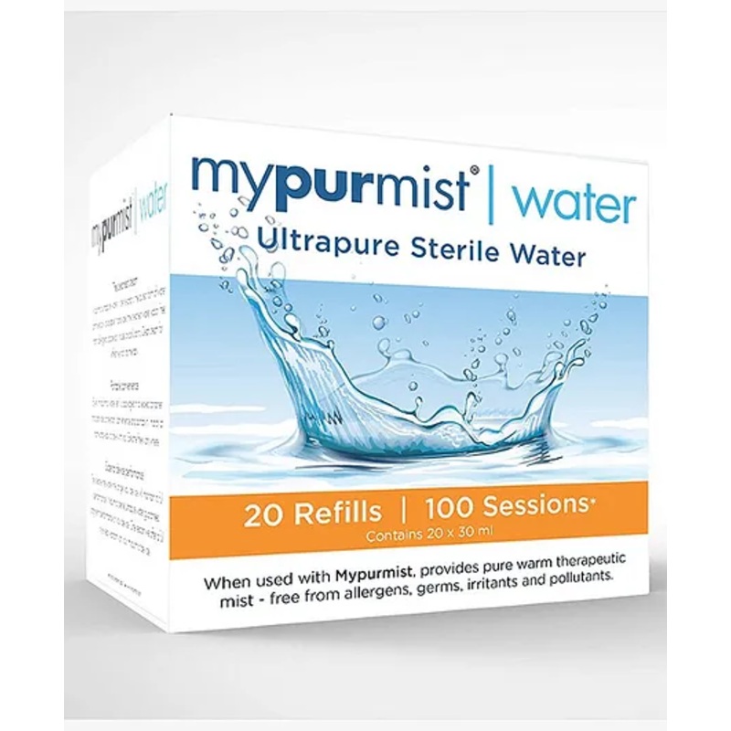 Mypurmist Ultrapure Sterile Water – 20 Refills