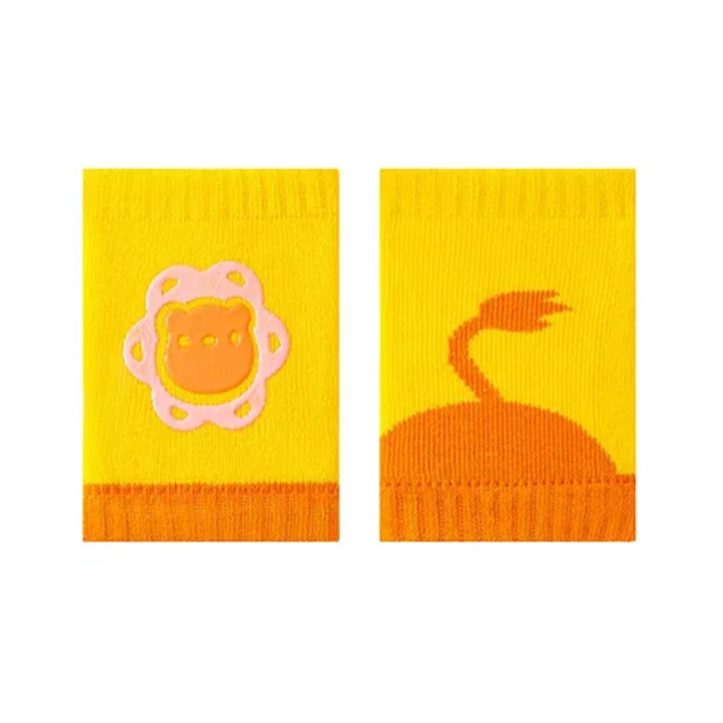 SYGA Printed Solid Knee Pad- Yellow