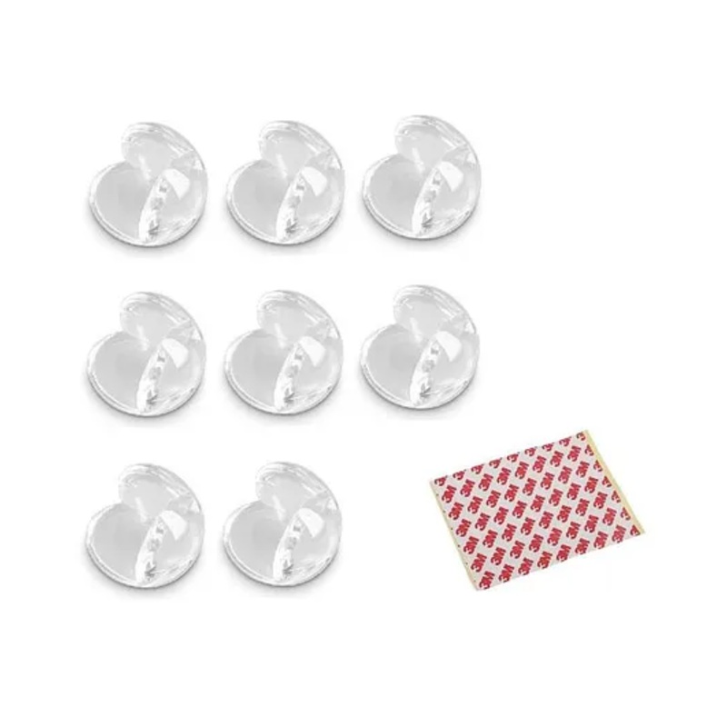 Syga Round Corner Guards Pack of 8 – Transparent