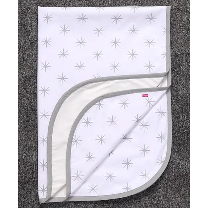 Babyhug Cotton Diaper Changing Mat Medium – Grey