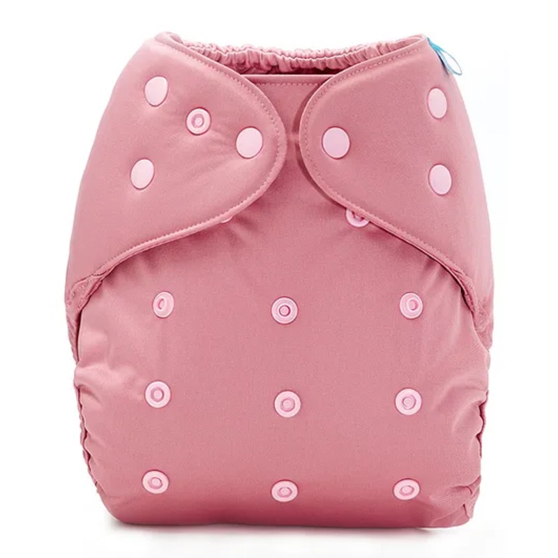 Bumberry Adjustable Reusable Cloth Diaper Cover Solid Color – Pink