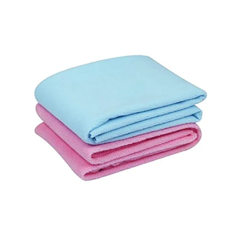 Elementary Smart Dry Waterproof Medium Bed Protector Sheet Pack of 2 – Blue & Pink