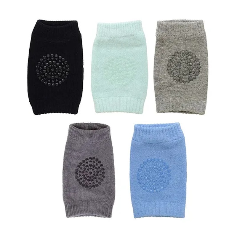 Kritiu Anti Slip Padded Baby Knee Pad Pack of 5 – Multicolor