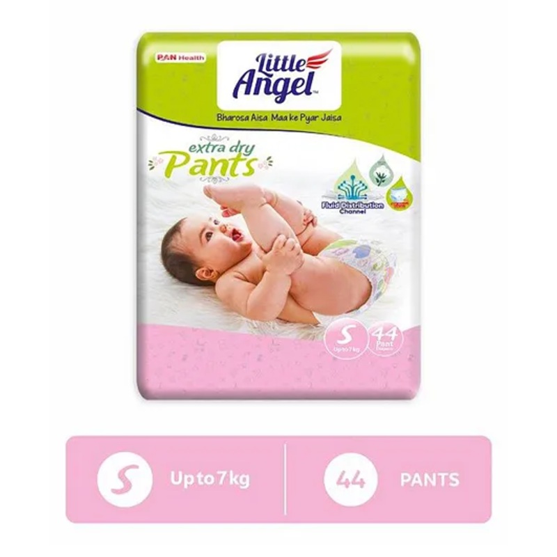 Little Angel Pant Style Extra Dry Small Diapers – 44 Pieces