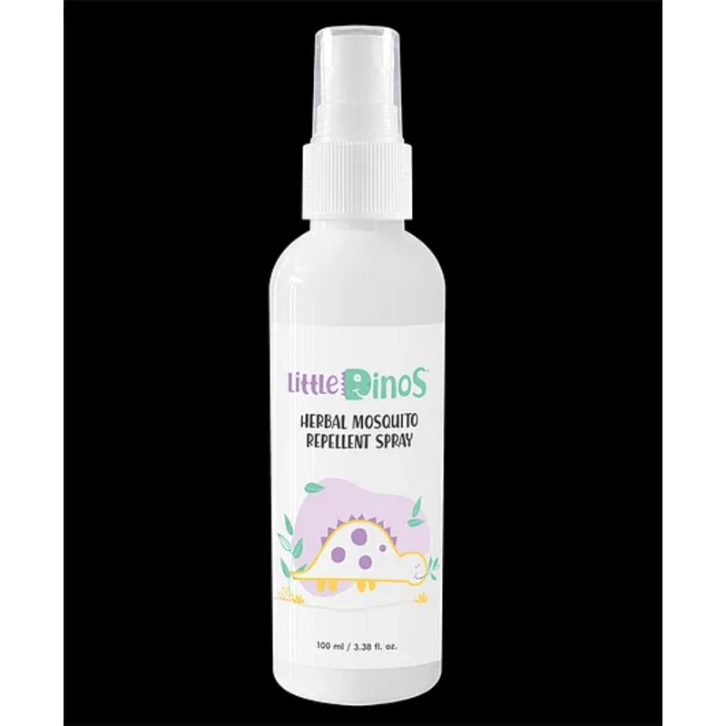 Little Dinos Mosquito Repellents for Baby Made with Lemongrass 100ml, Mosquito Repellent Spray for Kids (Pack of 2) No Harmful Chemicals, Protection from Mosquitoes
