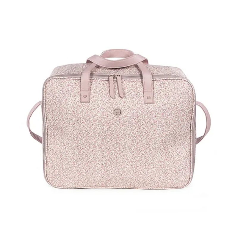 Pasito a Pasito Flower Mellow Pink Travel Holiday and Maternity Bag