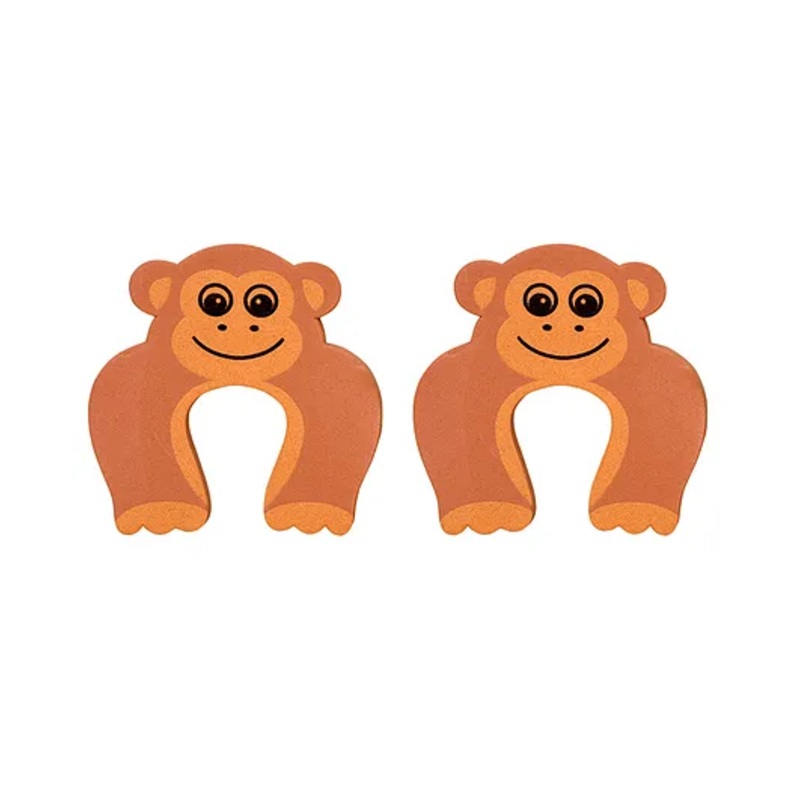 The Little Lookers Door Stopper Monkey Design Brown – Pack of 2