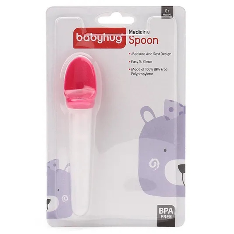 Babyhug Medicine Spoon – Pink