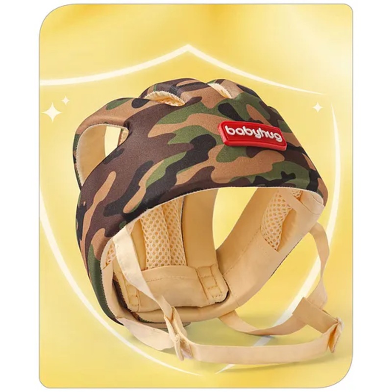 Babyhug Premium Baby Safety Helmet – Camouflage