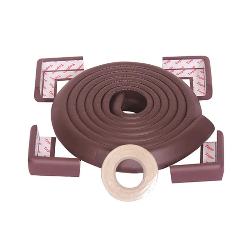 BabySafeHouse Proofing & Child Safety Furniture Edge & Corner Guard Strip – Brown