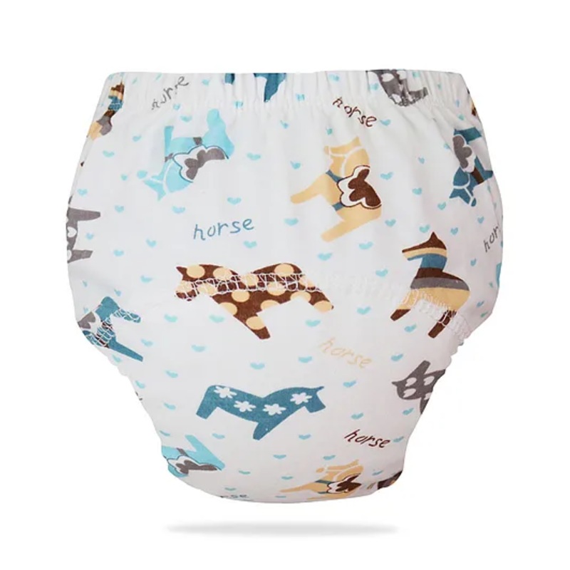 Bembika Babies Cotton Potty Training Pants Trojan Horse Print Medium – Multicolor