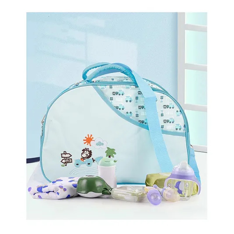 Domenico Diaper Nappy Changing Baby Diaper Bag Baby Bag Mummy Bag Handbag Mama’s Bag Diaper Bag One Size – Blue