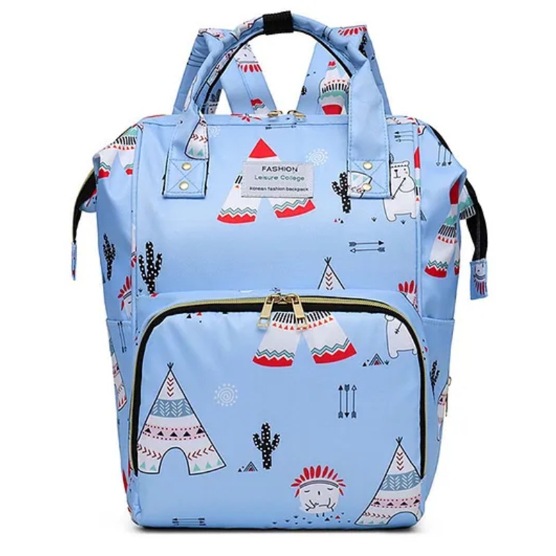 FunBlast Large Capacity Mother Bag for Travel  Sky Blue