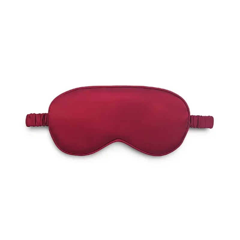 Jenna Silk Plain Sleeping Eye Mask – Maroon