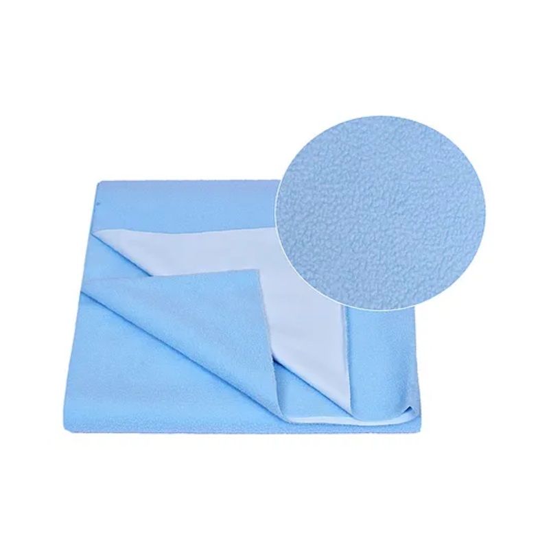 Kritiu Small Size Bed Protector Mat Dry Sheet – Skyblue