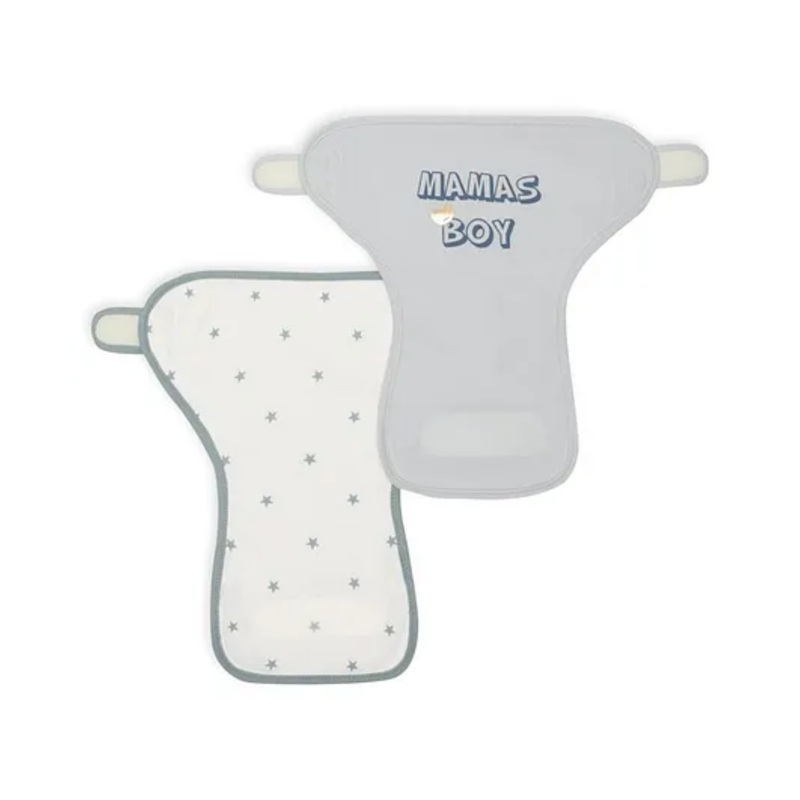 Mi Arcus Printed Adjustable Reuseable Diaper Cover for  0-3 M Pack of 2 – Grey