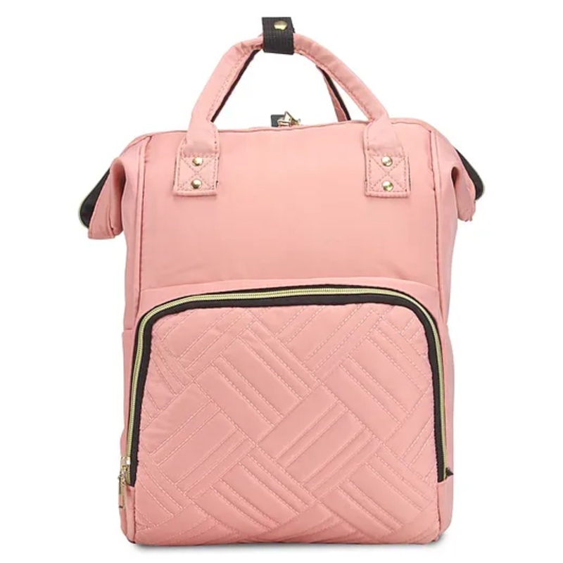 Multifunctional Diaper Backpack – Pink
