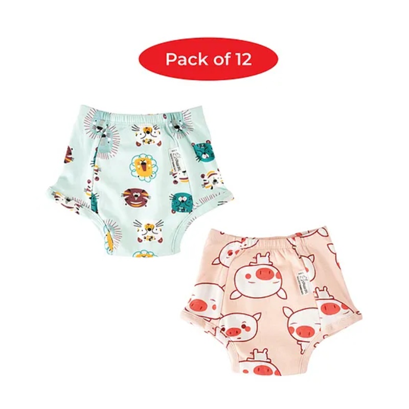 Snugkins Potty Training Pants for Kids. (Size 4, Fits 4-5 Years) – Pack 12