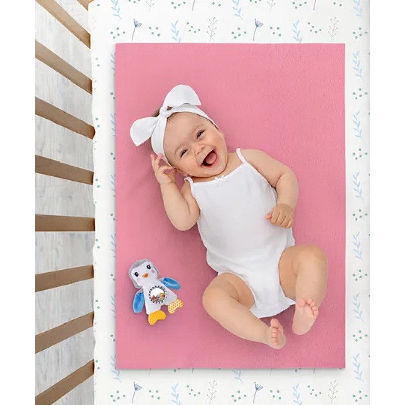 Zoe Multipurpose Waterproof Diaper Changing Mat Pack Of 2 – Sky Blue & Salmon Pink