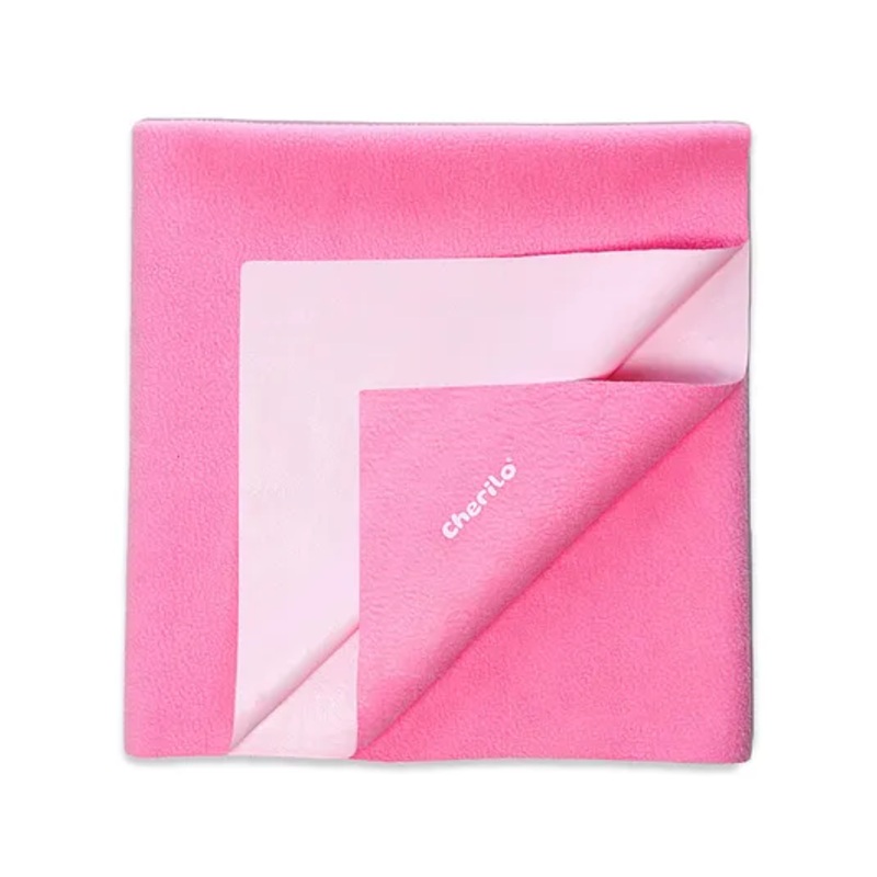 Cherilo Quick Dry Baby Bed Protector Medium – Pink