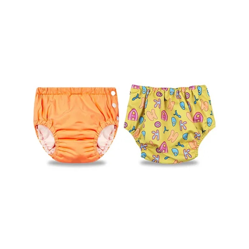 Chinmay Kids Reusable Swimwear Diapers Pack of 2 – Yellow & Orange