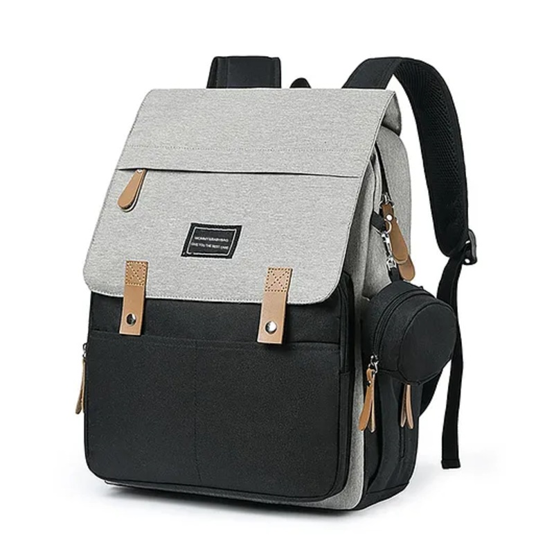 House of Quirk Baby Diaper Bag With Pacifier Case – Multicolor