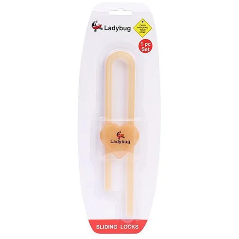 Ladybug Sliding Lock – Peach